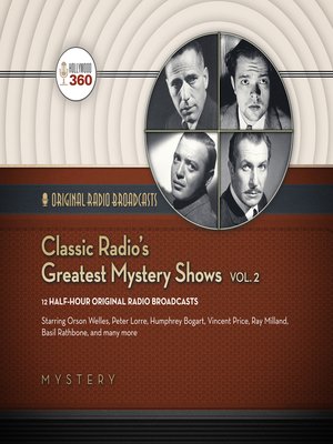 cover image of Classic Radio's Greatest Mystery Shows, Volume 2